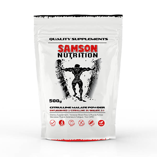 Citrulline Malate - 500g pouch by Samson Nutrition